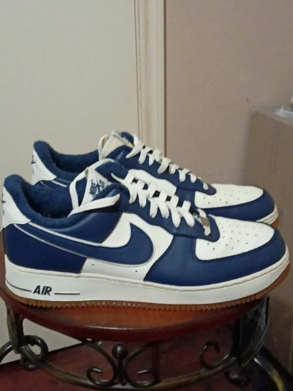 Nike Air Force 1 07 LV8 College Pack Midnight Navy DQ7659-101 Men's Shoes Sz 12